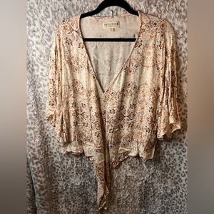 Print blouse size XL by Idyllwind excellent condition